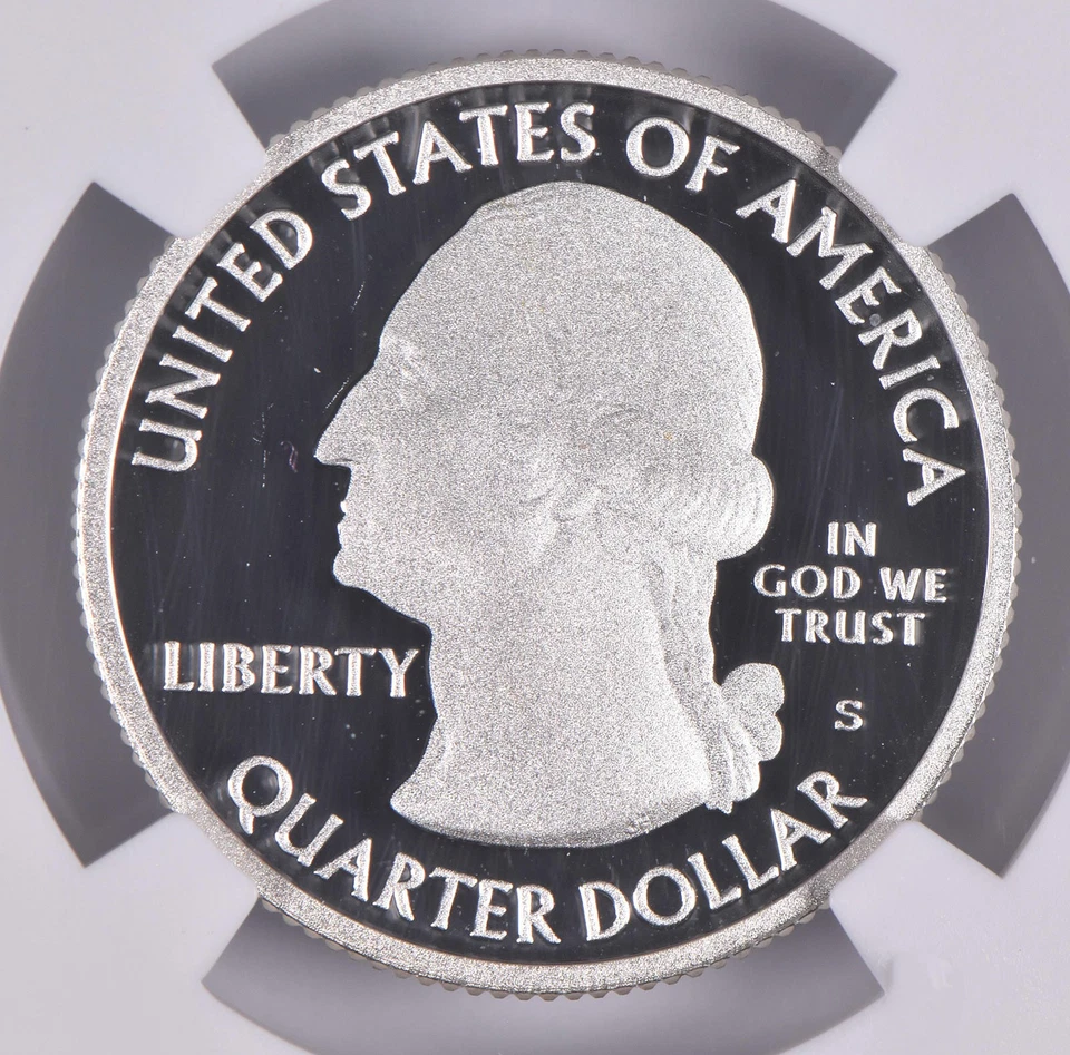 2014-S Silver PF69 ANT Arches Quarter Limited Edition NGC *4505 - Image 4 of 4