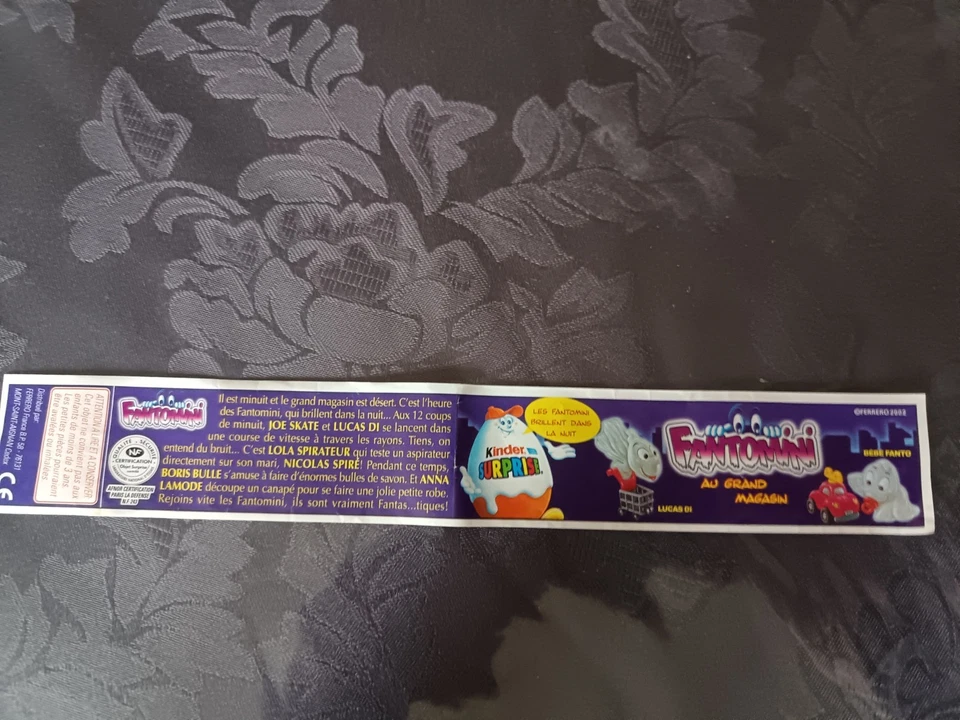 KINDER LES FANTOMINI FANTASMINI BPZ VARIANTE FR FRANCE - Photo 2/2