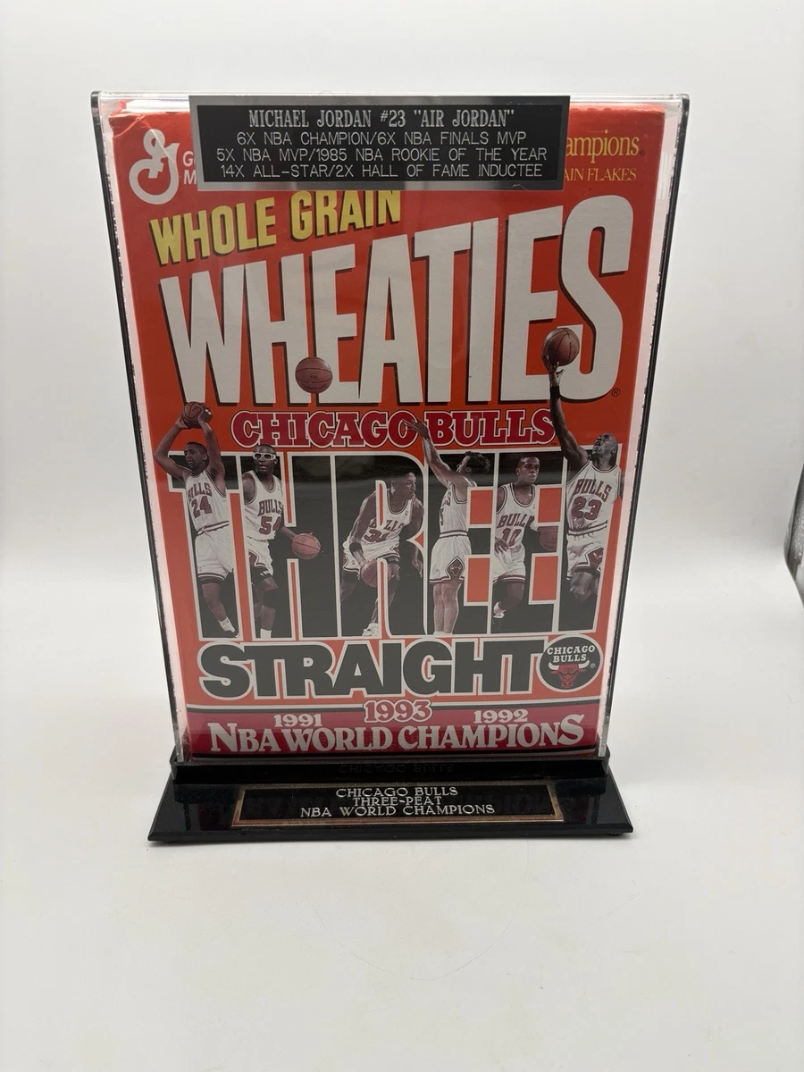 Basketball Chicago Bulls 1993 Vintage Sports Cereal Boxes for sale