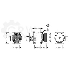 Kompressor Klimaanlage für Jeep Cherokee KJ 3.7 4x4 KK