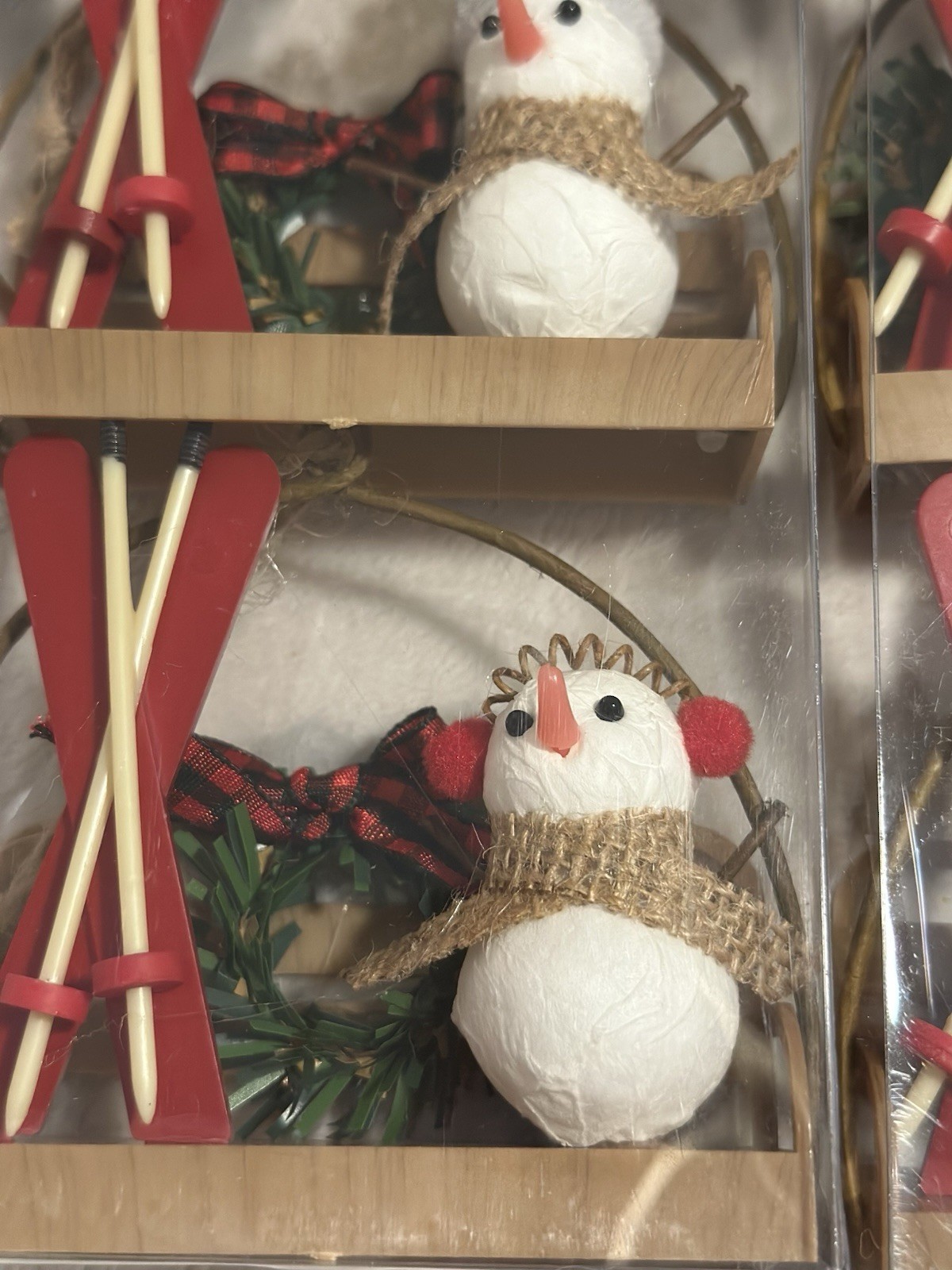 Winter Wonder Lane Snowmen Holiday Ornaments 4 Packs Ornaments Total Look