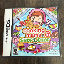 Cooking Mama 3: Shop & Chop Nintendo DS Game - E, NTSC-U/C, 2009, Manual