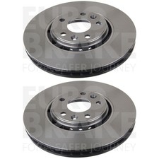 2x EUROBRAKE BREMSSCHEIBEN 320mm BELÜFTET VORNE passend für RENAULT CLIO ESPACE