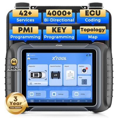 2026 XTOOL D8 S V2.0 OBD2 Scanner Full System Car Diagnostic Tool Topology Map