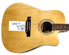 Teck Holmes MTV Personality Signed Acoustic Guitar