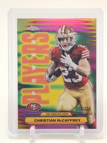 2025 Topps Chrome Christian McCaffrey Base (RAW)