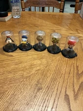 5 Disney Kingdom Hearts Mini Domez Goofy Donald Roxas Axel Sora Figures Zag Toys