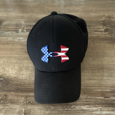 Under Armour Baseballkappe Unisex Einheitsgröße Schwarz besticktes Freedom-Logo