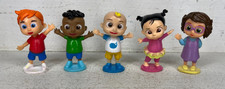 Lot of 5 Moonbug CoComelon Family Toy Figures PVC Cake Toppers 2.25"