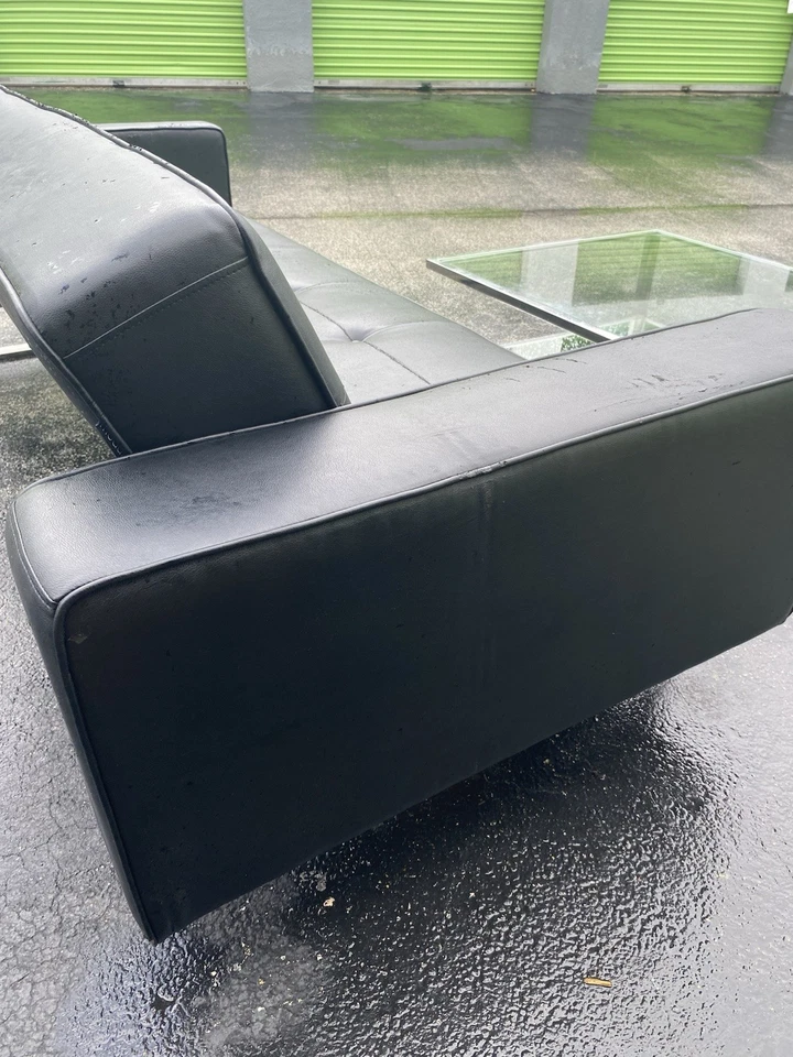 Black Futon Sofa Bed - Image 2 of 4