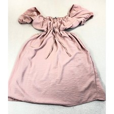 Love Tree Cut Out Mini Dress Women Medium Pink Cottagecore 4763DY