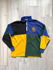 Cotton Oxford Vintage 1980's Rest of the World Rugby Union Longsleeve Polo Shirt