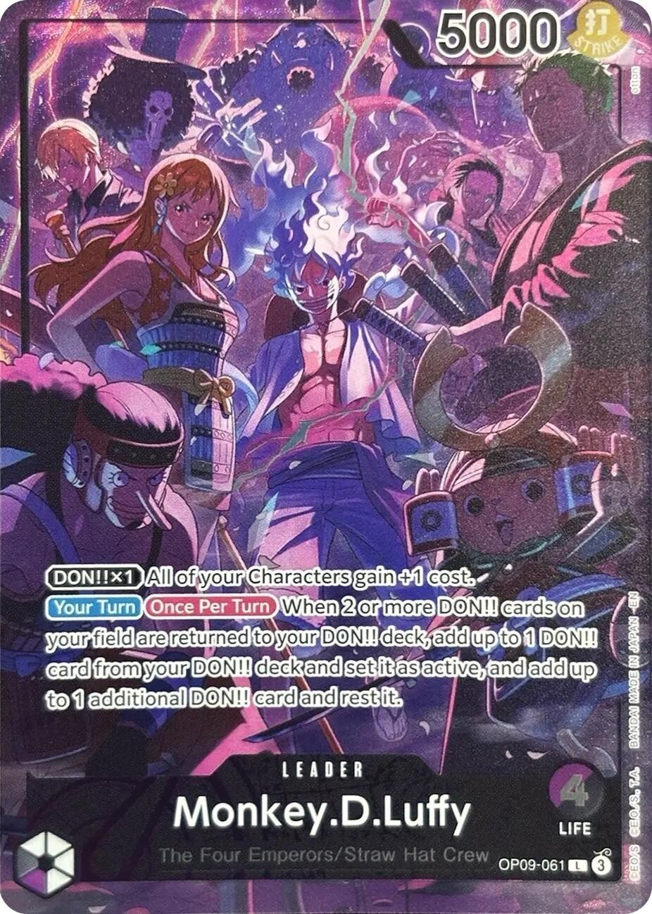 Monkey.D.Luffy (English Version 2nd Anniversary Set) OP09-061 One