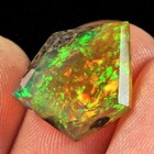 3.2Ct African Crystal Opal Play Of Color Facet Cut UQSL560 — photo 1