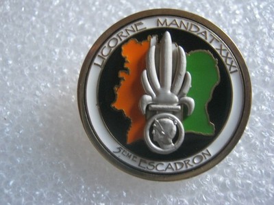 FOREIGN LEGION 1ST REC 2ND SQUADRON OPEX UNICORN IVORY COAST (GOLD BORDER)