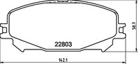 Hella Pagid Bremsbelagsatz Scheibenbremse 8DB 355 039-201 FüR Renault ScÉNic 4 5