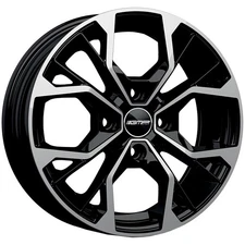 ALLOY WHEEL GMP MATISSE 7X17 5X110 BLACK DIAMOND MATI70173513427I