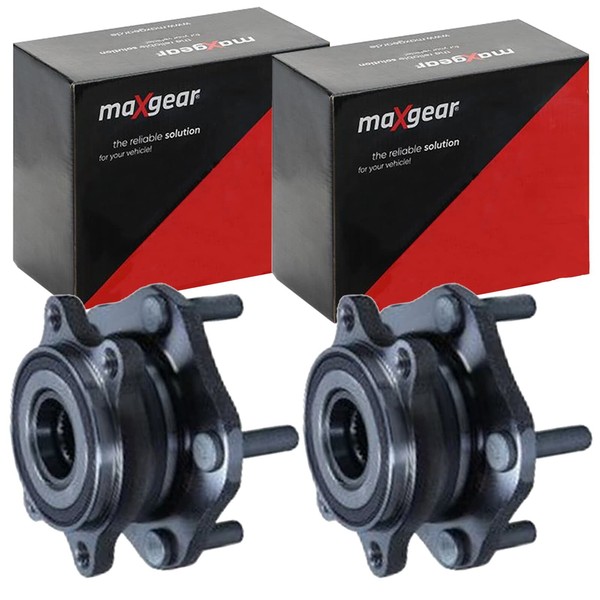 2X Maxgear Radnabe Vorne Beidseitig Passend FÜR Nissan Qashqai X-TRAIL-image