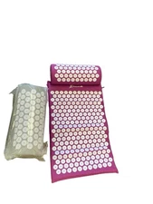 ProSource Acupressure Mat and Pillow Set Grey