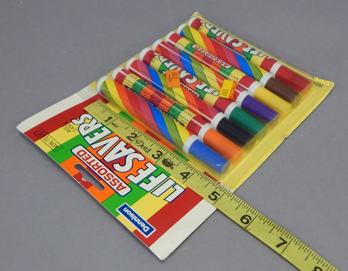 New MoC 1980s Vintage Life Savers Roll Candy Scented Markers