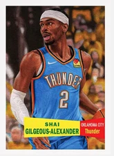 2025-26 TOPPS NBA LIVING SET Card # 7 Shai Gilgeous-Alexander PRESALE