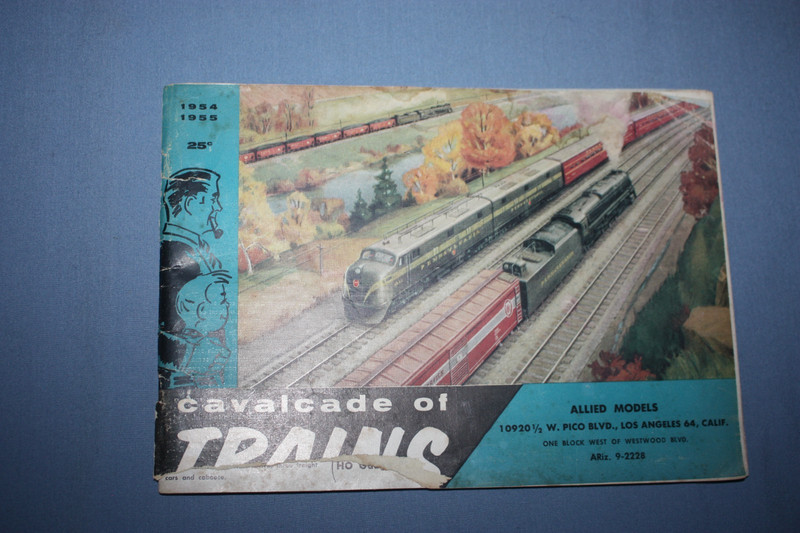 1954/1955 Allied Models (Los Angeles, Calif.) 'Cavalcade of Trains' Catalog
