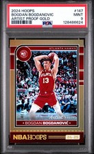 2024-25 NBA Hoops- Bogdan Bogdanovic #147 Artist Proof Gold PSA9 04/10