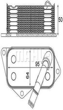 Mahle Ölkühler für BMW 1er E81 F20 3er E90 F30 4er F32 5er E60 F10 6er E63 F12