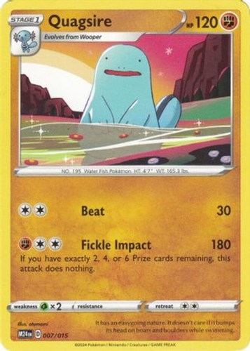 Quagsire - 007/015 - Promo - Near Mint