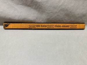 Vintage Advertising Flat Pencil Ed Vero Co. PA "CALL MILLVALE 1800" Vero Blocks