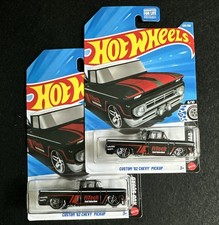 Hot Wheels 2026 Mainline Custom 62 Chevy Pickup. Lot Of 2