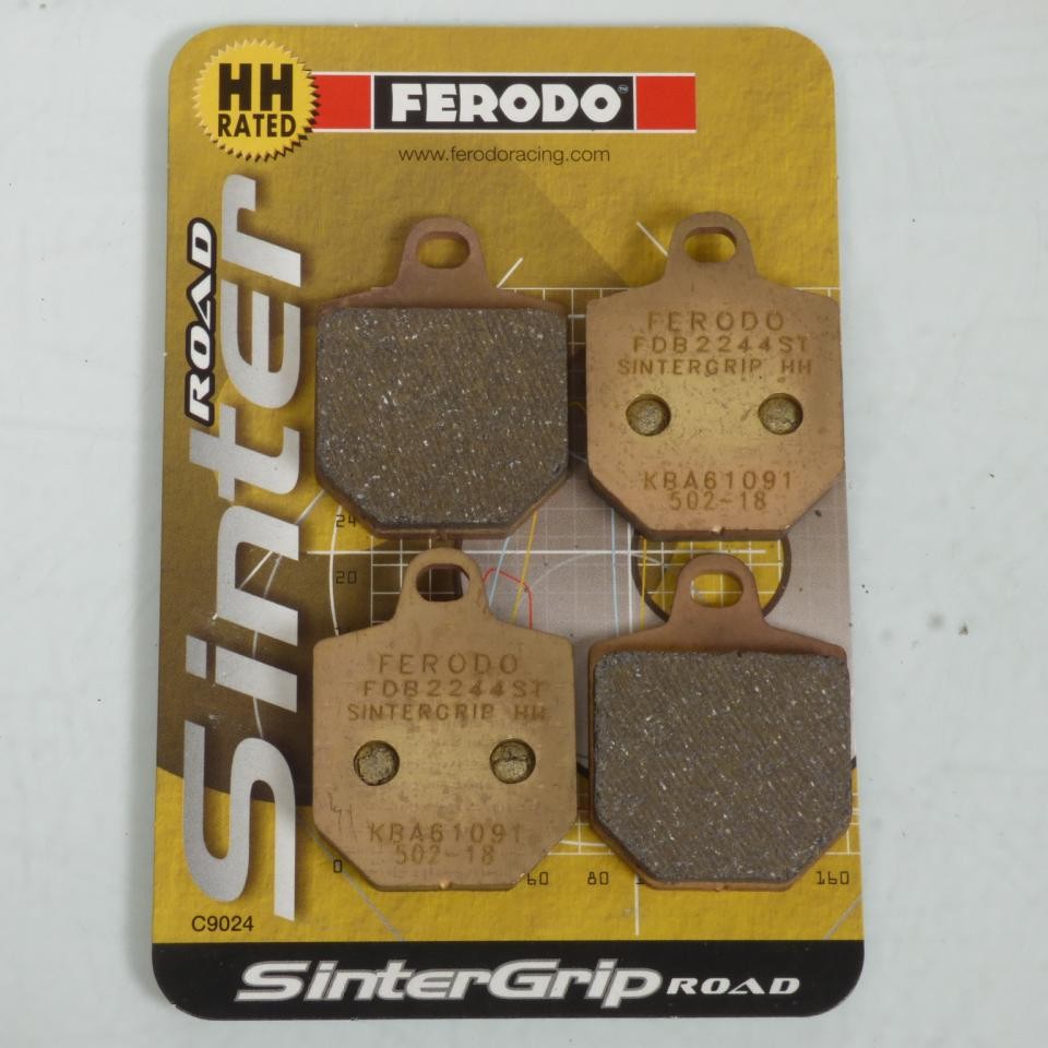 Plaquette de frein Ferodo garniture avant moto HM 450 Crm-F R 2010-2012