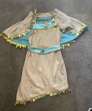 DISNEY STORE 2 PC POCAHONTAS COSTUME Size 11/12-free Ship