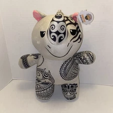 Tattoo Zoo Dwayne The Wrestling Rhino, 14” Plush