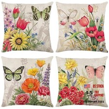 Throw Pillow Covers 20x20 Set of 4 Decorative 20" x 20" Pack of 4 Color a