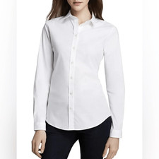 Classic White Button-Up Shirt *SIZE: 2