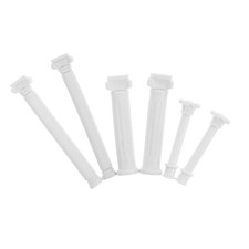 6 Pcs Wedding Table Decoration Plastic Roman Column Dollhouse Artistic Ornament