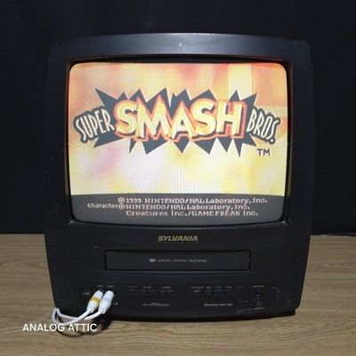 Sylvania 13'' SSC132 AV Composite CRT TV NO VCR