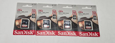 4 UNITS SanDisk Ultra SDHC UHS-I 32 GB Class 10 Flash 48MB/s Memory Card