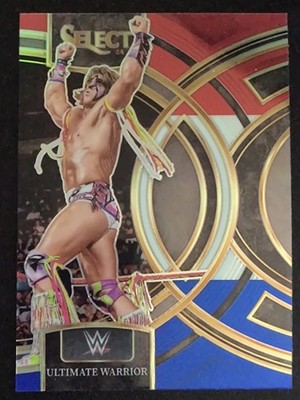 2024 Panini Select WWE Ultimate Warrior #148 Red & Blue Premier Level