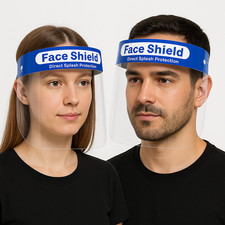 10 Pcs Face Shield Reusable Full Face Cover Anti-Splash Protection Mask NEW