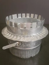 6" in. Manual Duct Sleeve Volume Damper for HVAC Systems Airflow Control 26 Ga