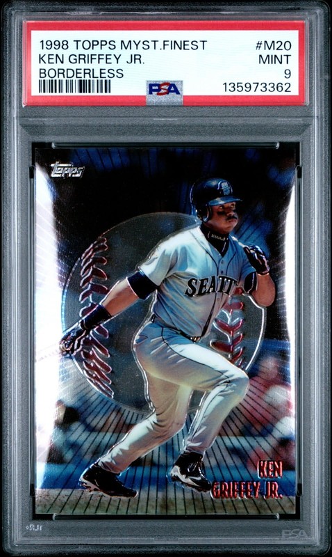 1998 TOPPS MYSTERY FINEST BORDERLESS #M20 KEN GRIFFEY JR. PSA 9