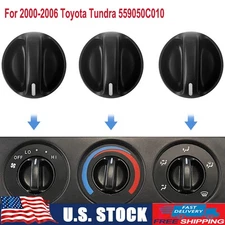 Black AC Climate Control Knob Air Switch For 2000-2006 Toyota Tundra 55905-0C010