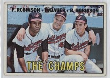 1967 Topps The Champs ( ) Frank Robinson Hank Bauer Brooks #1 HOF lu5