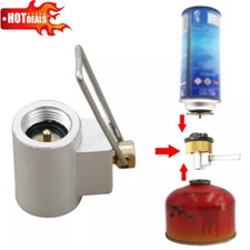 Outdoor Camping Gas Refill Adapter Valve Gas Stove Tank Canister Connector UK