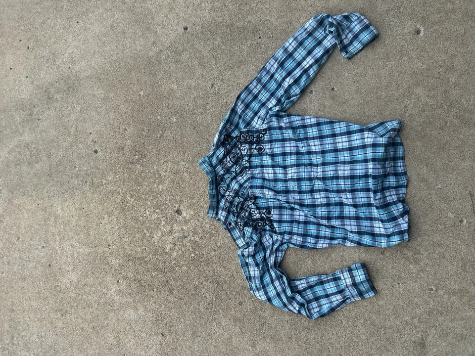 вышитое поло с длинным рукавом - Изображение 2 из 3