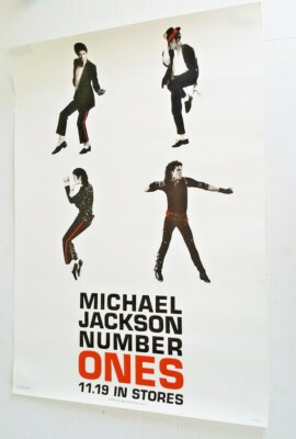 MICHAEL JACKSON Number Ones POSTER 2001 Japan Only Promo 28
