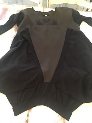 HIGH USE everyday couture Laganlook sweater small unique silhouette 