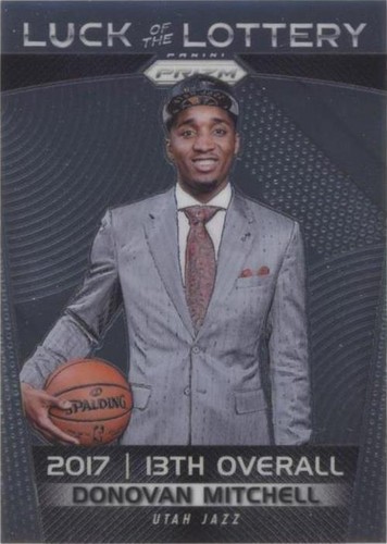 2017 Panini Prizm Donovan Mitchell Rookie RC #117 PSA 9 Mint Utah